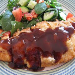 A picture of Chicken-katsu (Chicken Cutlet).