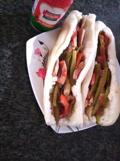 عکسی از دستور ساندویچ سوسیس ساده🌯