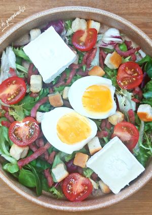 Une photo de Salade au chèvre