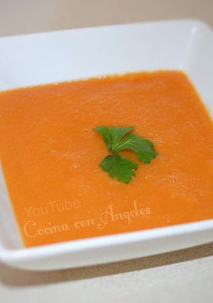 Una foto de Crema de Zanahoria