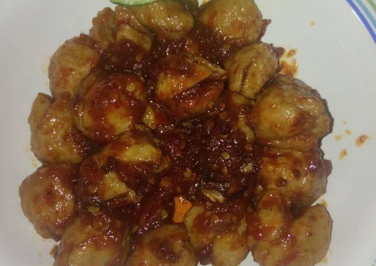 Balado bakso