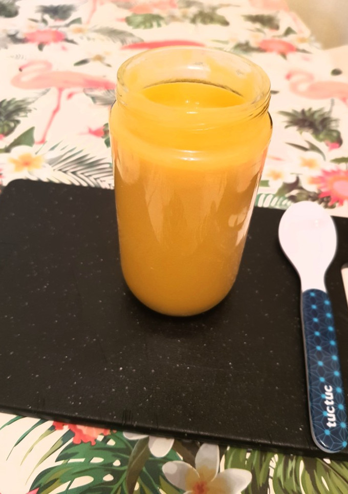 Una foto de Puré de bebé