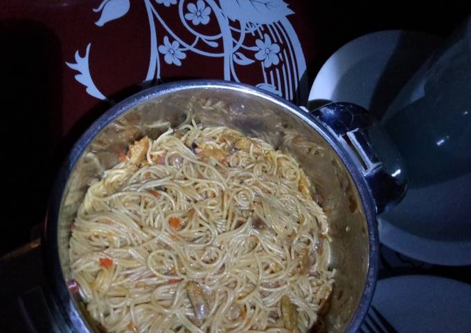 Recipe of Award-winning Jollof spaghetti
