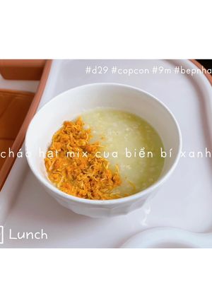 Hình của món Cháo cua biển 🦀 bí xanh.