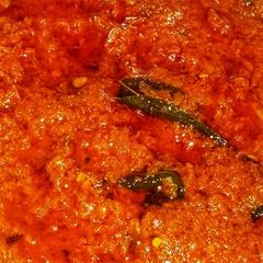 Tamatar pyaz ki chutney A picture of Tamatar pyaz ki chutney.
