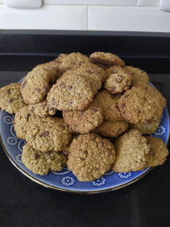 Una foto de Galletas de avena con chips de chocolate 🍁🍁🍁