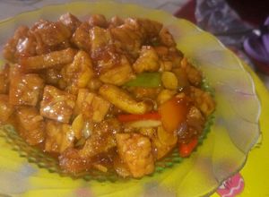 Foto resep Oseng tempe dan kerupuk kulit atau dorokdok