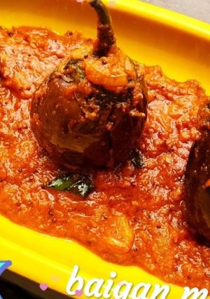 A picture of Baigan Masala.