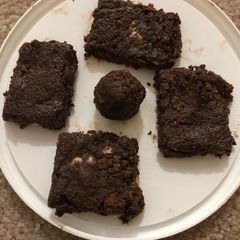 A picture of Bread brownies.
