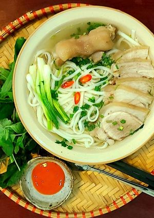 Hình của món Bánh canh giò heo.