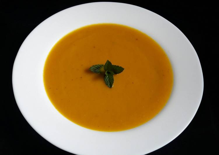 Award-winning Carrot ginger soup