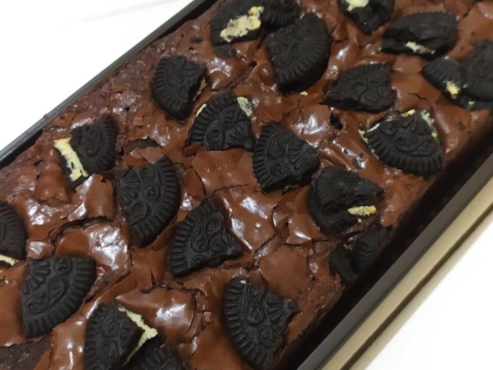 Cara Gampang Menyiapkan Resep Brownies Panggang Fudgy with Shiny Crust yang Uenak Anti Ribet, Lezat