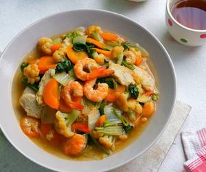 Cara Cepat Cap Cay Kuah Praktis Enak