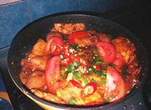 Foto resep Semur telur ceplok feat baso
