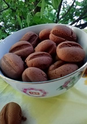O poză a rețetei Fursecuri - Boabe de cafea.