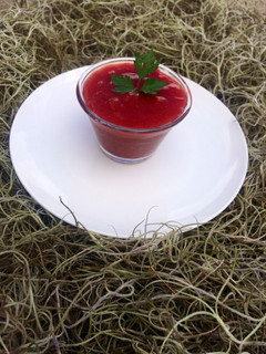 Una foto de Coulis de fresa para postre de Dulce sueño de Navidad