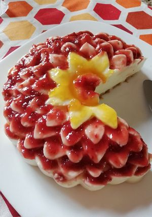 Una foto de Tarta de queso invertida, con Thermomix