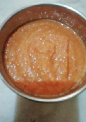 A picture of Raw mango chutney.
