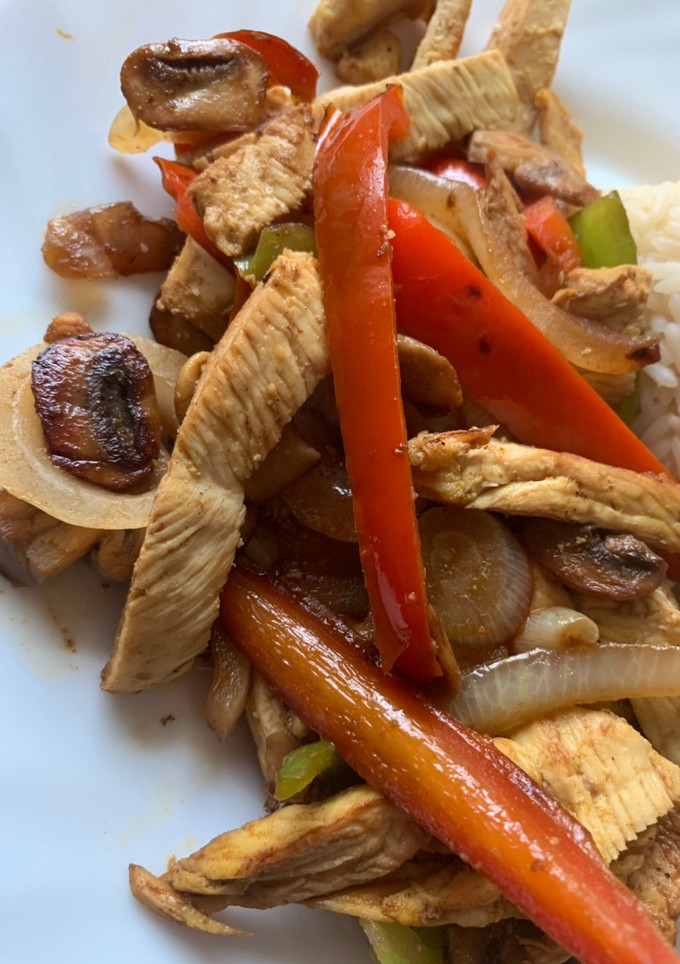 Una foto de Fajitas de pollo