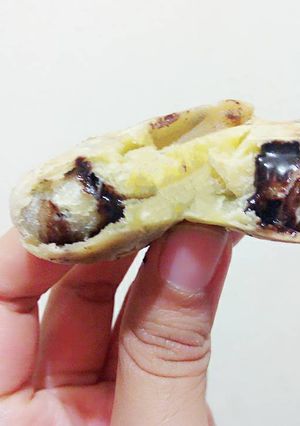 Foto resep Roti Maryam Mini Isi Cokelat Lumer