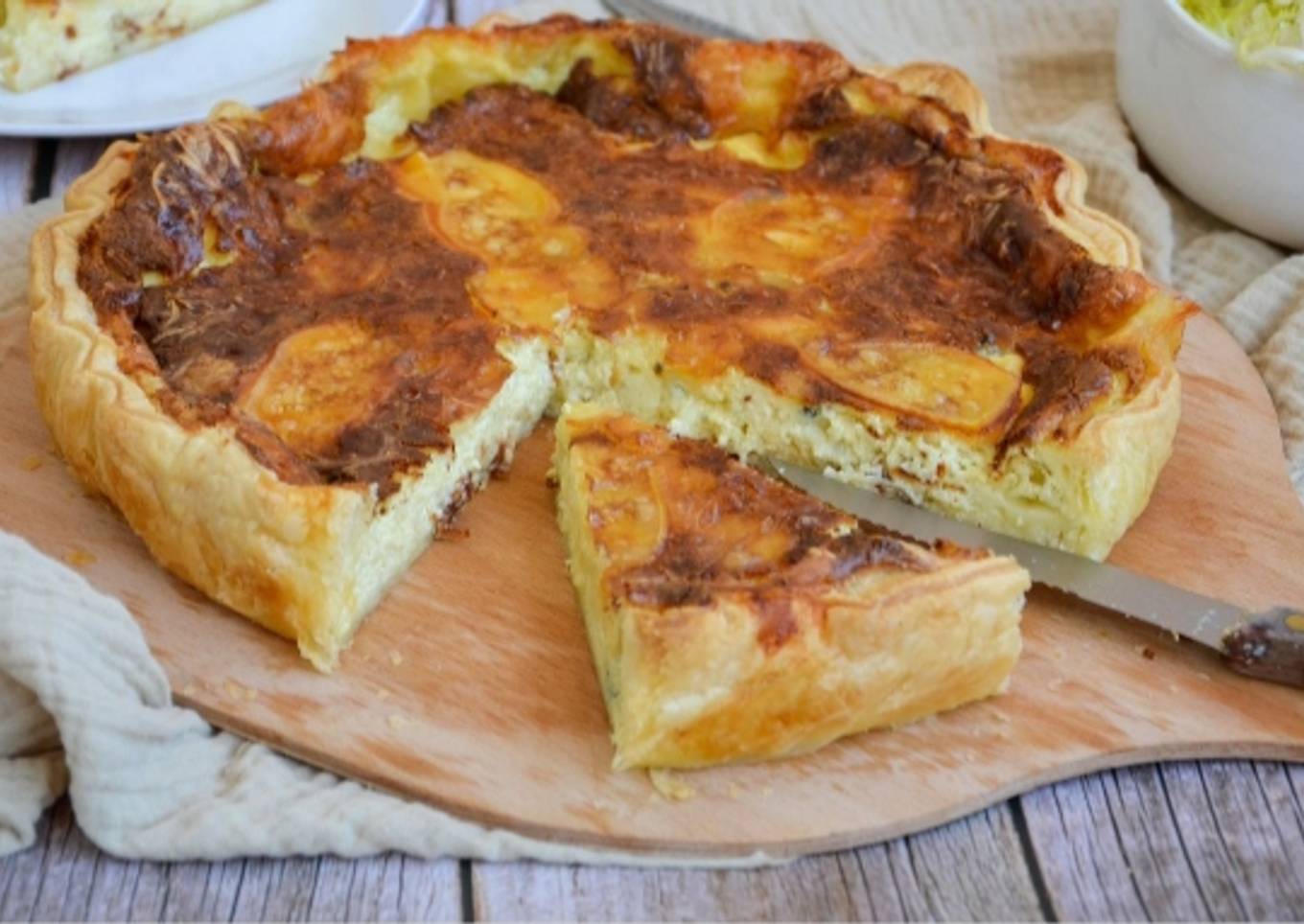 Quiche aux 4 fromages