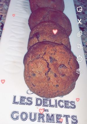 صورة لوصفة كوكيز الشوكولت 🌸 chocolate chip cookies 🌸