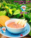 BÁNH RÁN ĐOREAMON  (kẹp nhân đậu đỏ)