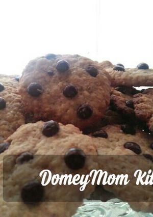 Foto resep Lactation Cookies | Oats Chocochips Cookies