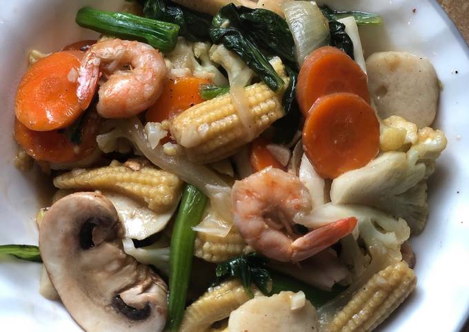 Resep Cap cay seafood mudah Anti Gagal