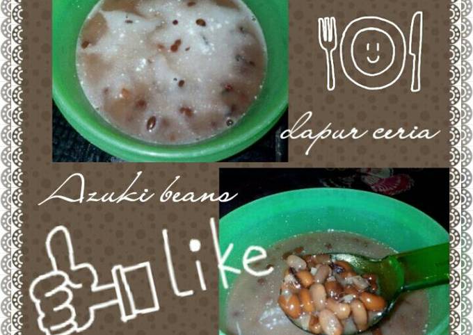 Bubur kacang merah/kacang tolo/azuki bean super simpel