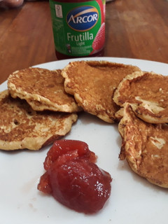Una foto de Pancakes de avena