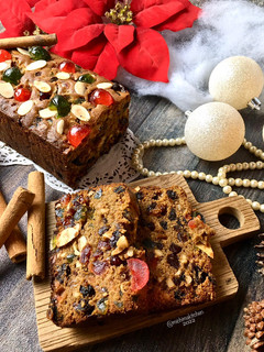 Foto resep Christmas Cake / English Fruit Cake