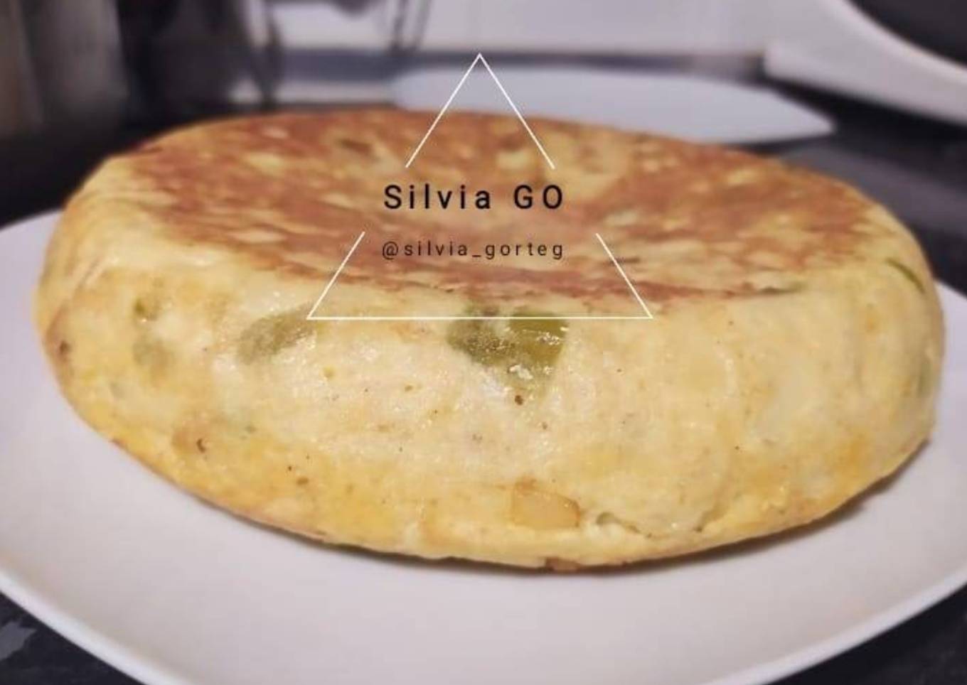 Tortilla de patata con cebolla