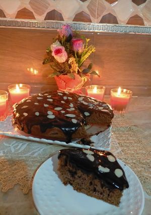 صورة لوصفة كيك شوكولاته 😋😋😋