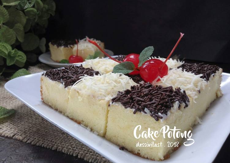 Bolu jadul / cake potong