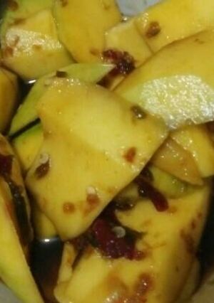 Foto resep Rujak mangga pedaaaasss