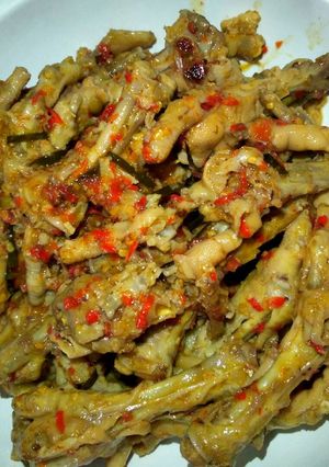 Foto resep Ceker balado pedes