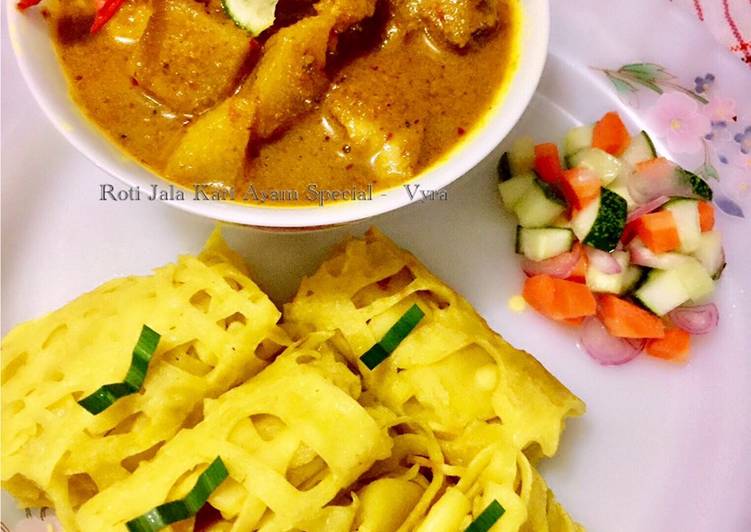 Roti Jala Kari Ayam Special