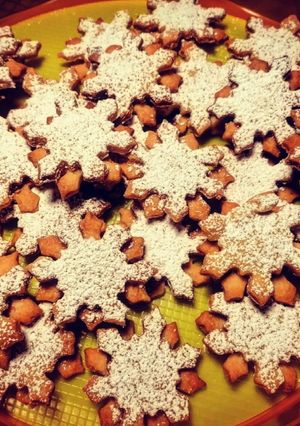 Sterne aus Schneeflocken Rezepthauptbild