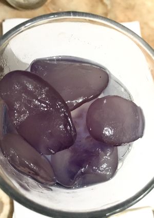 Foto resep Kolang kaling bunga telang
