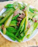 Su su xào thịt bò