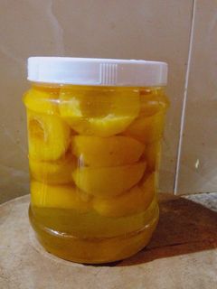 Hình của món Làm đào ngâm.