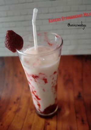 Foto resep Korean Strawberry Milk
