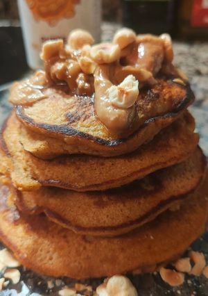 Une photo de Pancakes Healthy à la patate douce 🍠🥰