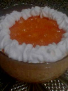 Una foto de Tartaleta de mousse de naranja