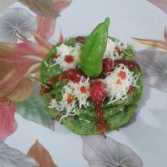 A picture of Spinach corn chila.