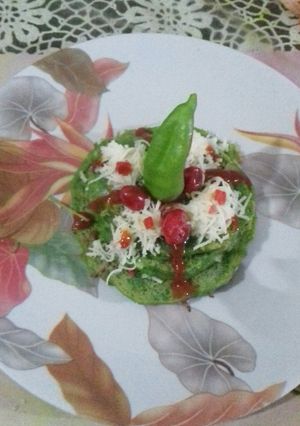A picture of Spinach corn chila.