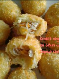 Foto resep Kroket singkong isi bihun wortel