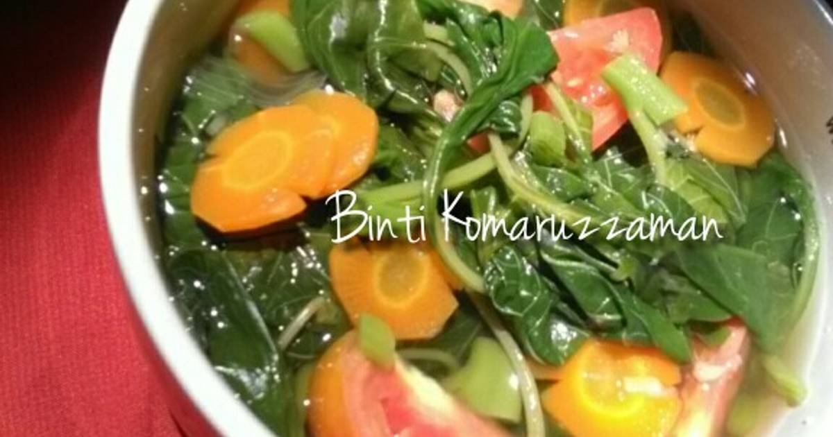 2 346 Resep Sayur Bayam Bening Enak Dan Sederhana Cookpad