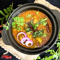 Kaddu Ka Dalcha with Chana Dal A picture of Kaddu Ka Dalcha with Chana Dal.